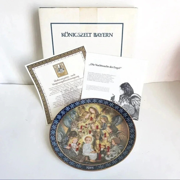 Konigszelt Bayern Plate Die Nachtwache Der Engel - Picture 1 of 4